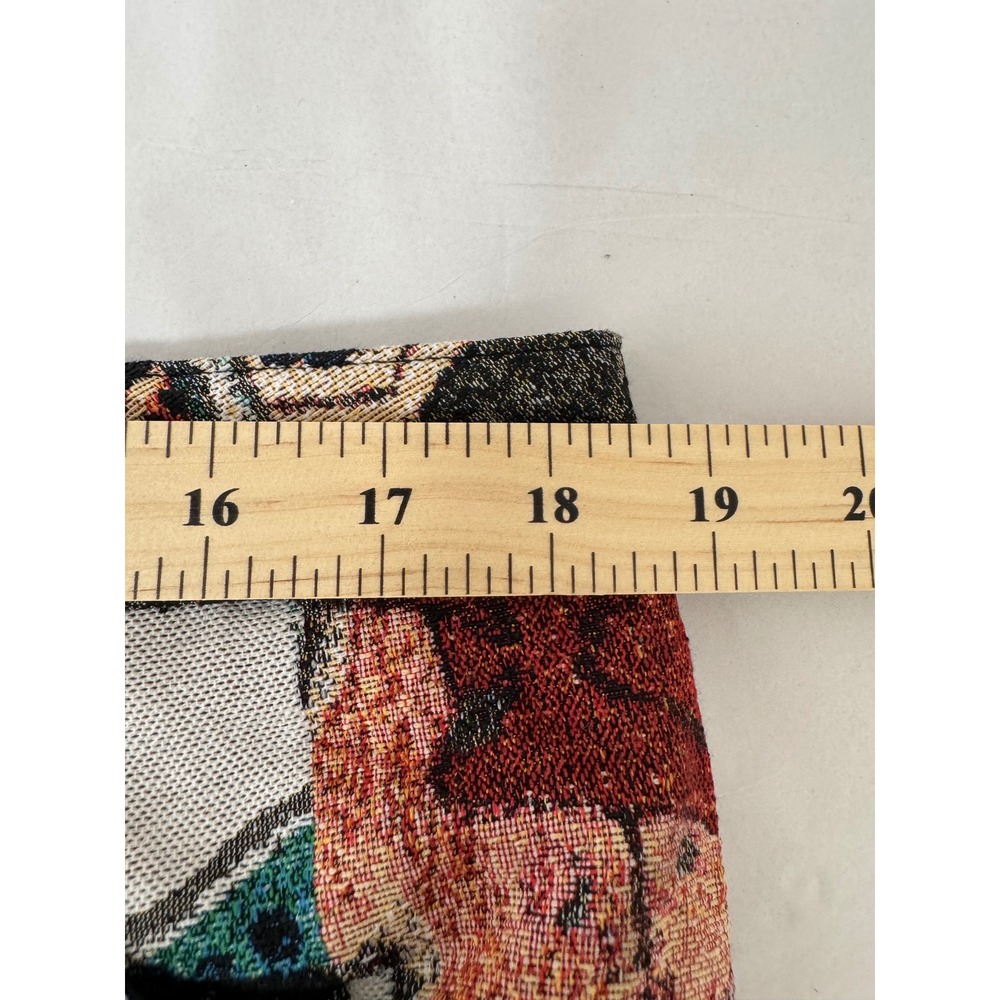 Rebel Vengeance Tapestry Cargo Pants sz 36 Multicolor Stacked Fit goth punk - Picture 6 of 9